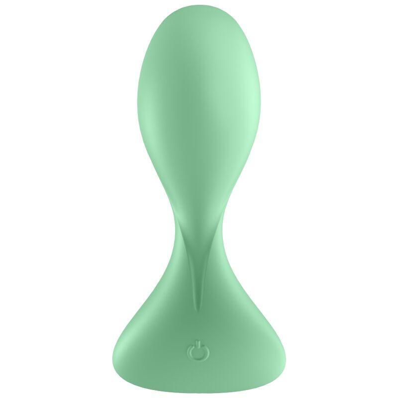 SATISFYER - TRENDSETTER PLUG VIBRADOR APP NEGRO - Optelum