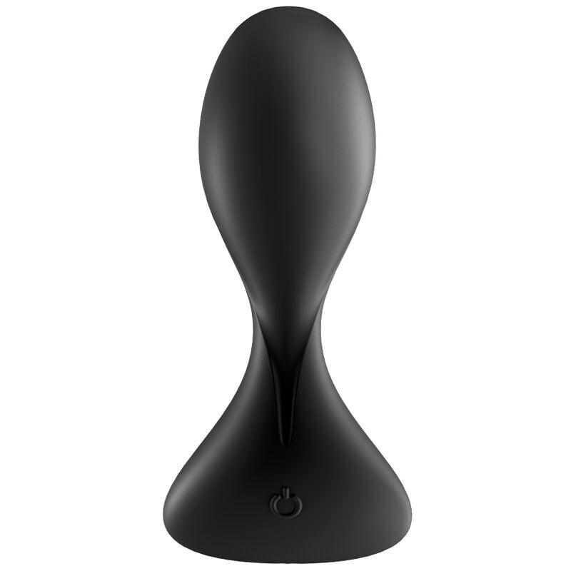 SATISFYER - TRENDSETTER PLUG VIBRADOR APP NEGRO - Optelum