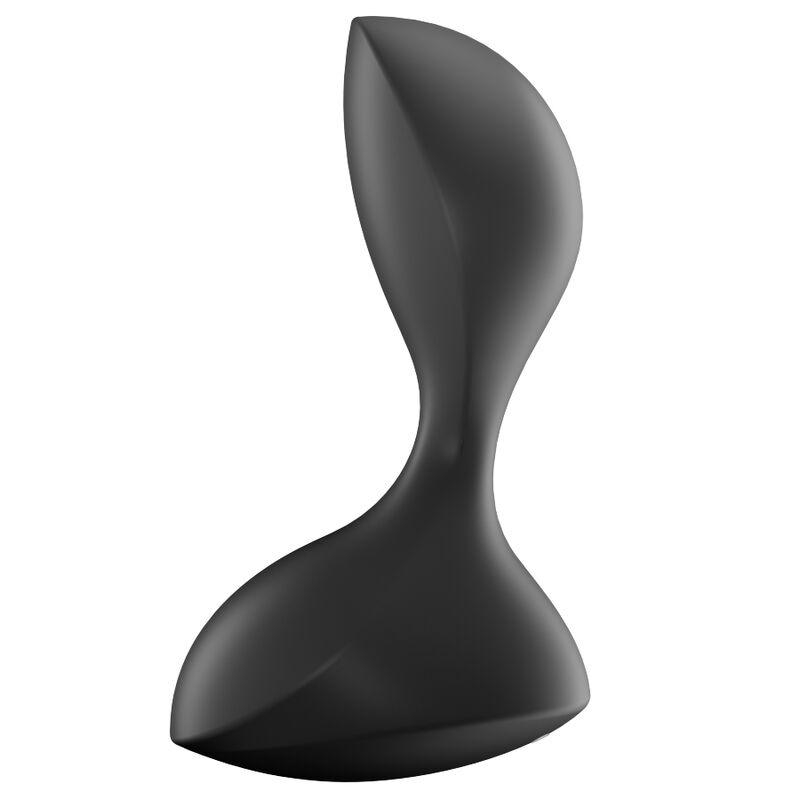 SATISFYER - SWEET SEAL PLUG VIBRADOR APP NEGRO - Optelum