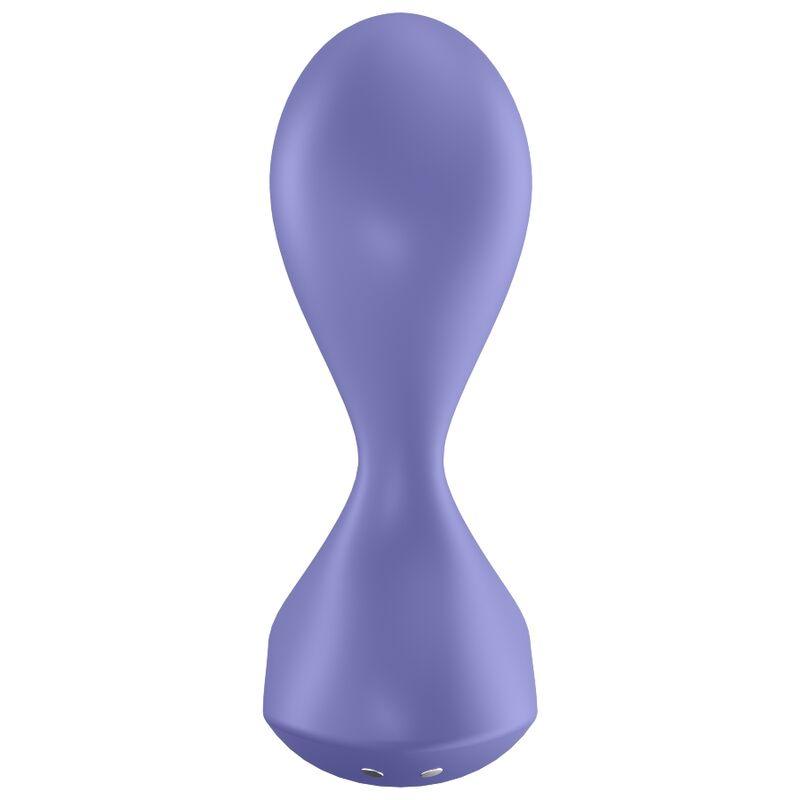 SATISFYER - SWEET SEAL PLUG VIBRADOR APP VIOLETA - Optelum