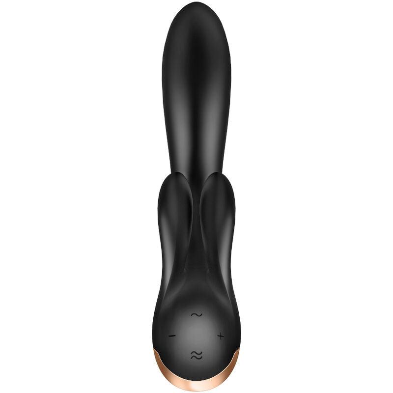 SATISFYER - DOUBLE FLEX VIBRADOR APP BLANCO - Optelum