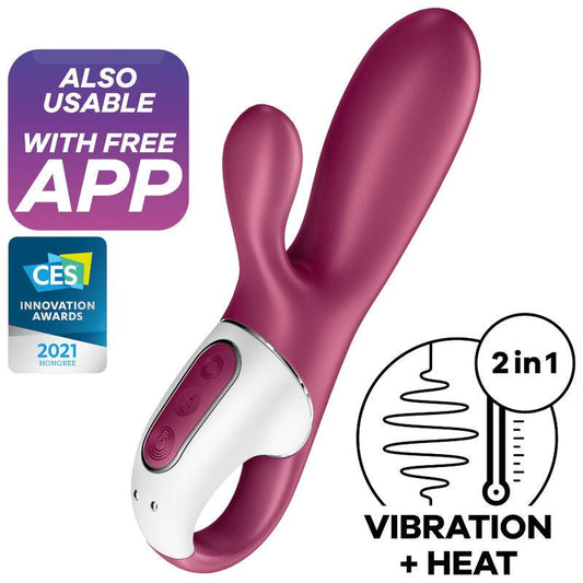 SATISFYER - HOT BUNNY VIBRADOR PUNTO G - Optelum