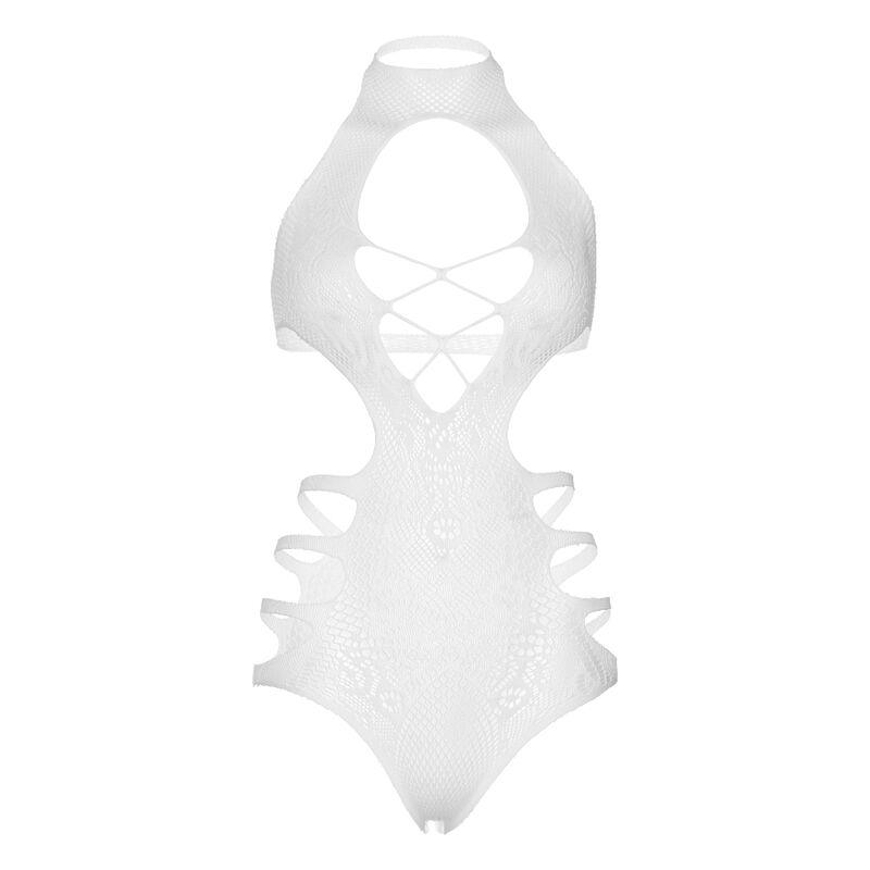 LEG AVENUE - BODY DE ENCAJES TALLA UNICA - BLANCO - Optelum