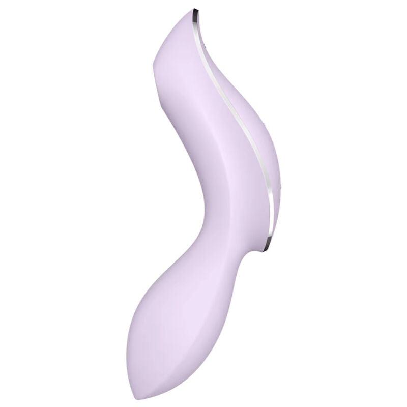 SATISFYER - CURVY TRINITY 2 ESTIMULADOR Y VIBRADOR NEGRO - Optelum