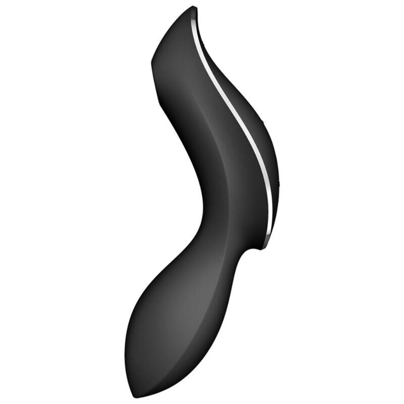 SATISFYER - CURVY TRINITY 2 ESTIMULADOR Y VIBRADOR NEGRO - Optelum