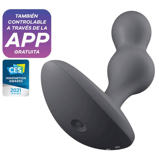 SATISFYER - DEEP DIVER PLUG VIBRADOR APP GRIS - Optelum