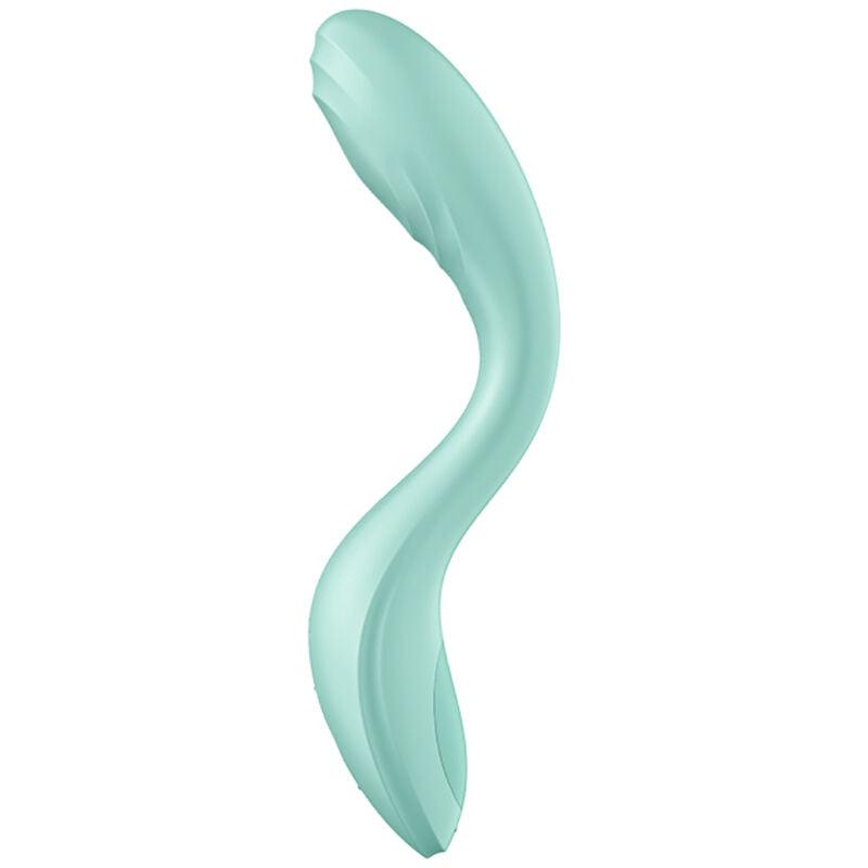 SATISFYER - RRROLLING PLEASURE VIBRADOR PUNTO G VERDE - Optelum