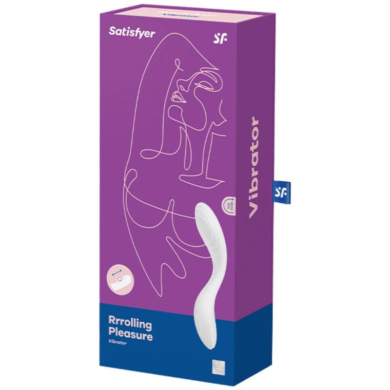 SATISFYER - RRROLLING PLEASURE VIBRADOR PUNTO G VERDE - Optelum