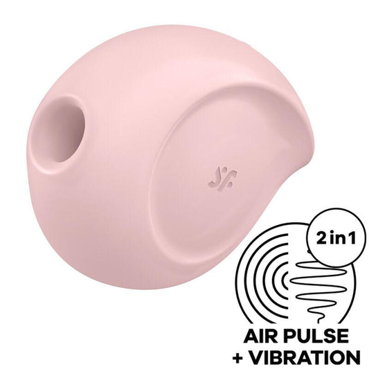 SATISFYER - SUGAR RUSH ESTIMULADOR Y VIBRADOR ROSA - Optelum