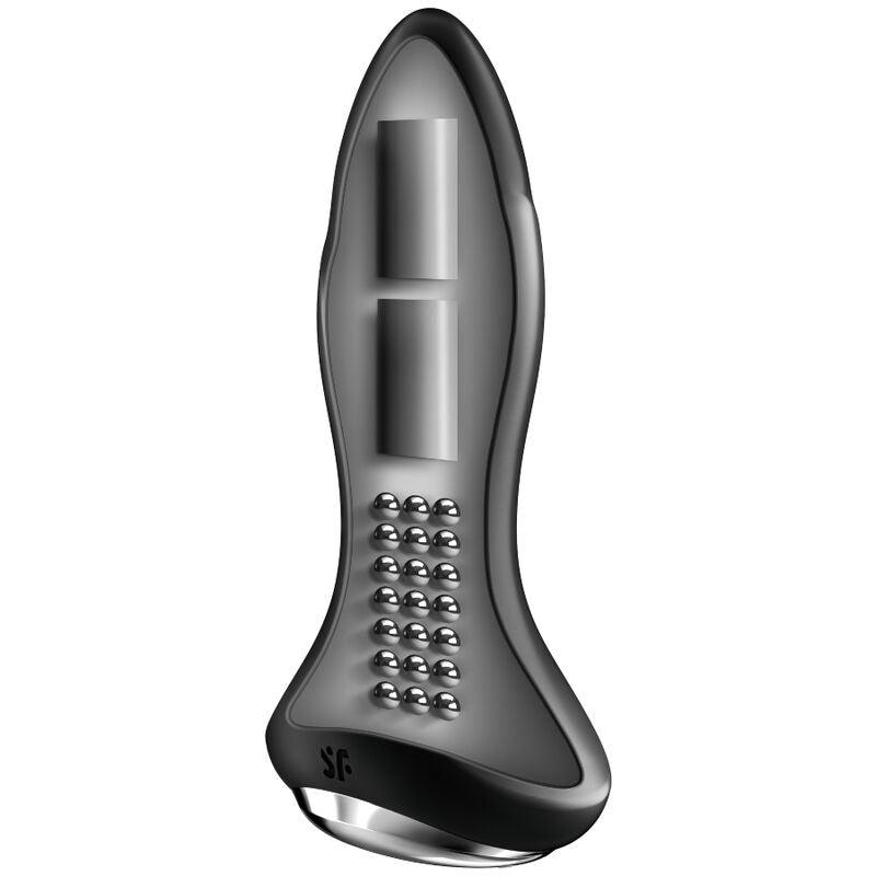 SATISFYER - ROTATOR PLUG 1+ PLUG VIBRADOR APP ROJO - Optelum