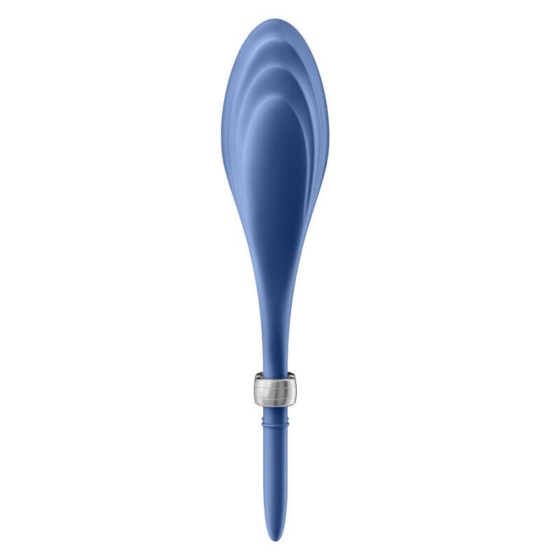 SATISFYER - DUELIST ANILLO VIBRADOR AZUL - Optelum