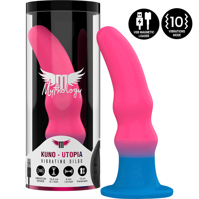 MYTHOLOGY - KUNO UTOPIA DILDO M - VIBRADOR COMPATIBLE CON WATCHME WIRELESS TECHNOLOGY - Optelum