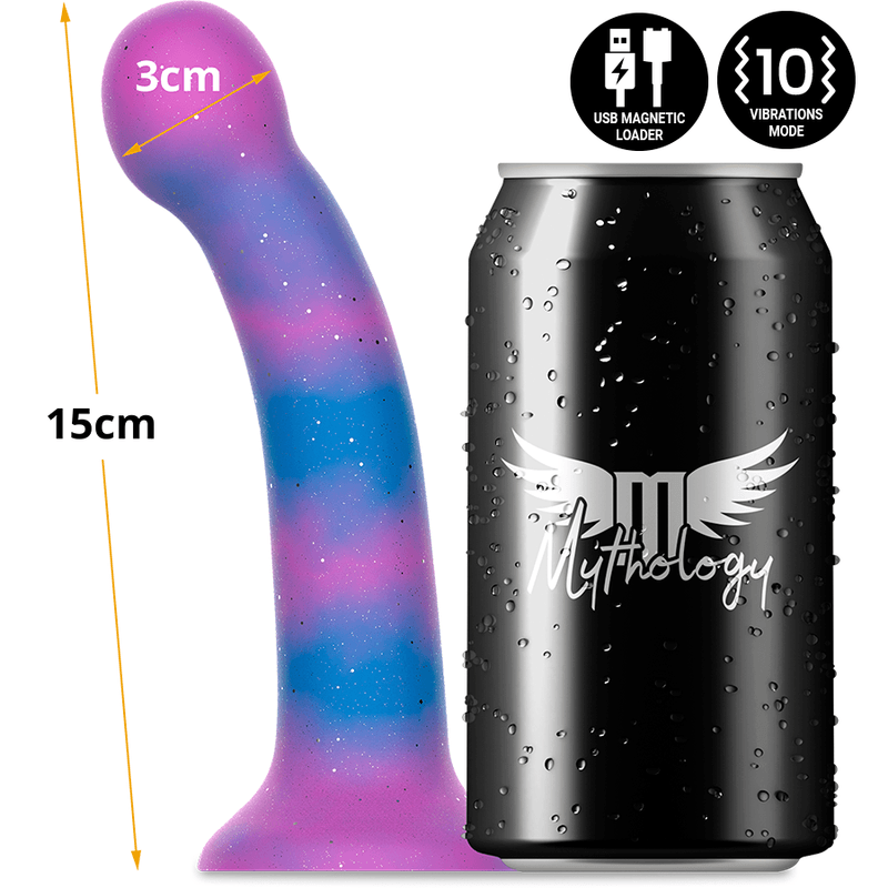 MYTHOLOGY - DION GALACTIC DILDO S - VIBRADOR COMPATIBLE CON WATCHME WIRELESS TECHNOLOGY - Optelum