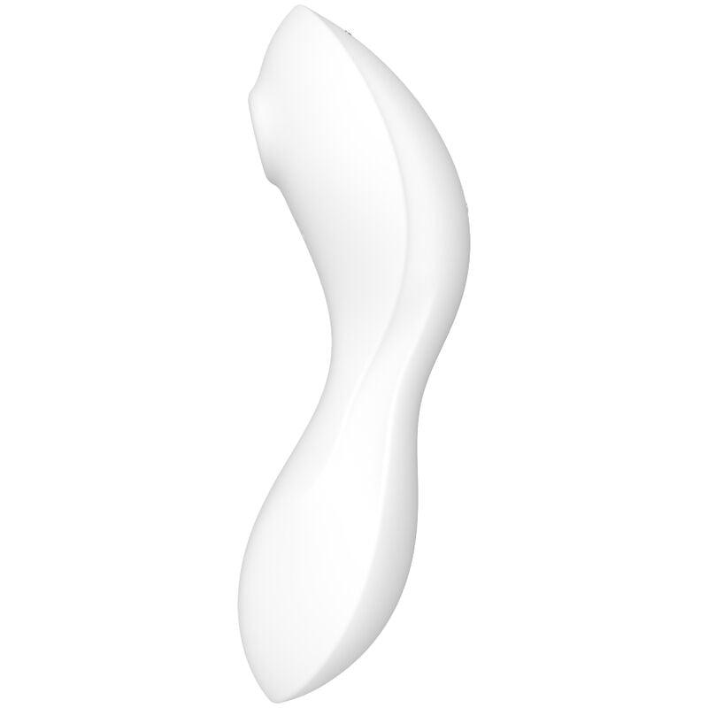 SATISFYER - CURVY TRINITY 5 ESTIMULADOR Y VIBRADOR APP BLANCO - Optelum