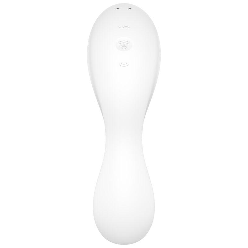 SATISFYER - CURVY TRINITY 5 ESTIMULADOR Y VIBRADOR APP BLANCO - Optelum