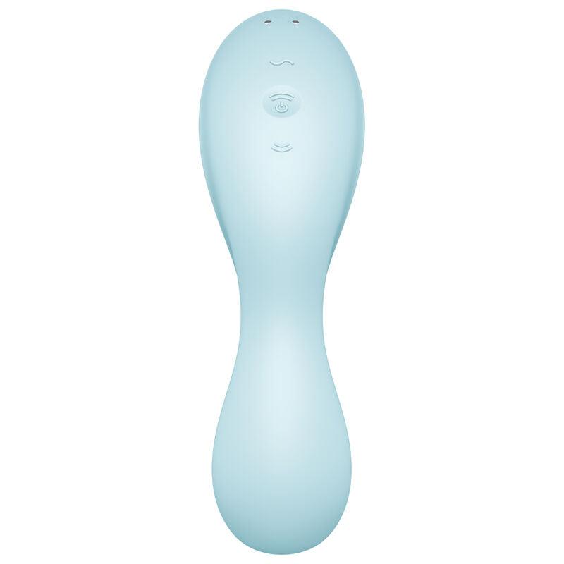 SATISFYER - CURVY TRINITY 5 ESTIMULADOR Y VIBRADOR APP BLANCO - Optelum