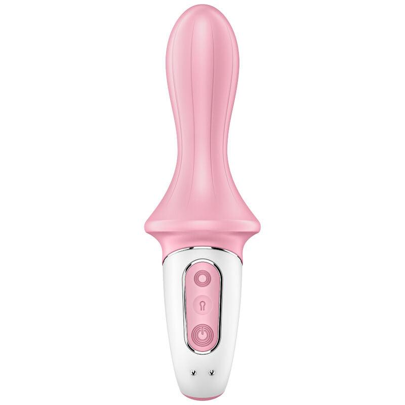 SATISFYER - AIR PUMP BOOTY 5+ VIBRADOR ANAL INFLABLE ROSA - Optelum