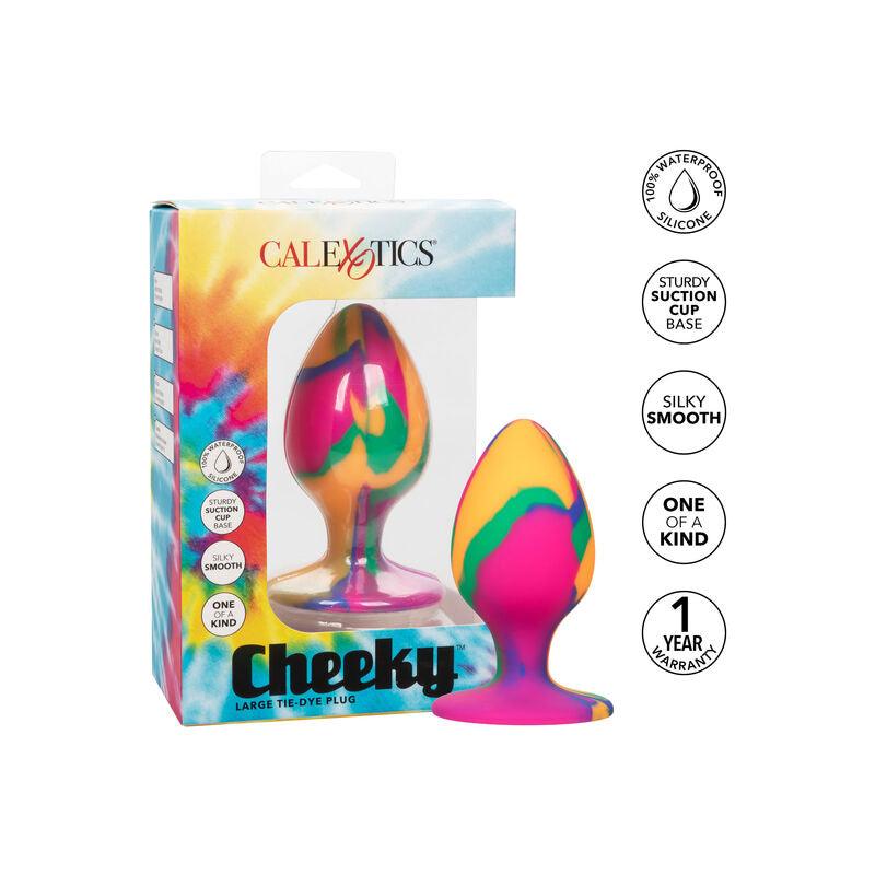 CALEXOTICS - CHEEKY LARGE TIE-DYE PLUG ANAL - Optelum