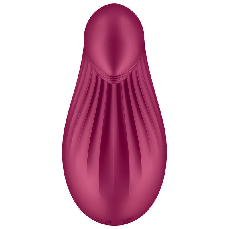 SATISFYER - DIPPING DELIGHT VIBRADOR LAY-ON AZUL - Optelum