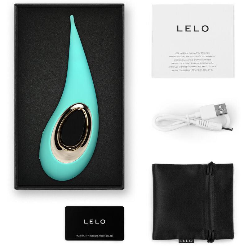 LELO - DOT ESTIMULADOR DE CLÍTORIS - VERDE AGUA - Optelum
