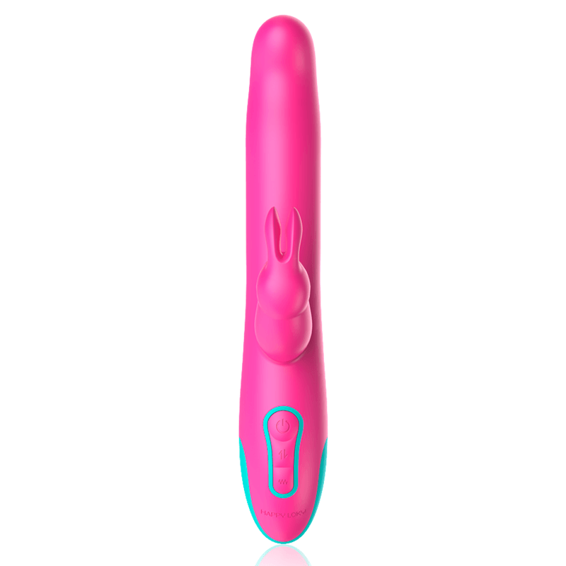 HAPPY LOKY - PLUTO RABBIT VIBRATOR & ROTATOR COMPATIBLE CON WATCHME WIRELESS TECHNOLOGY - Optelum