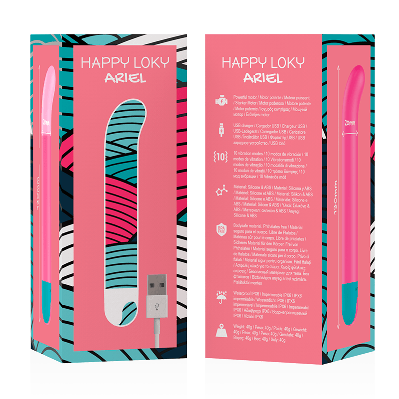 HAPPY LOKY - ARIEL VIBRADOR PUNTO G - Optelum