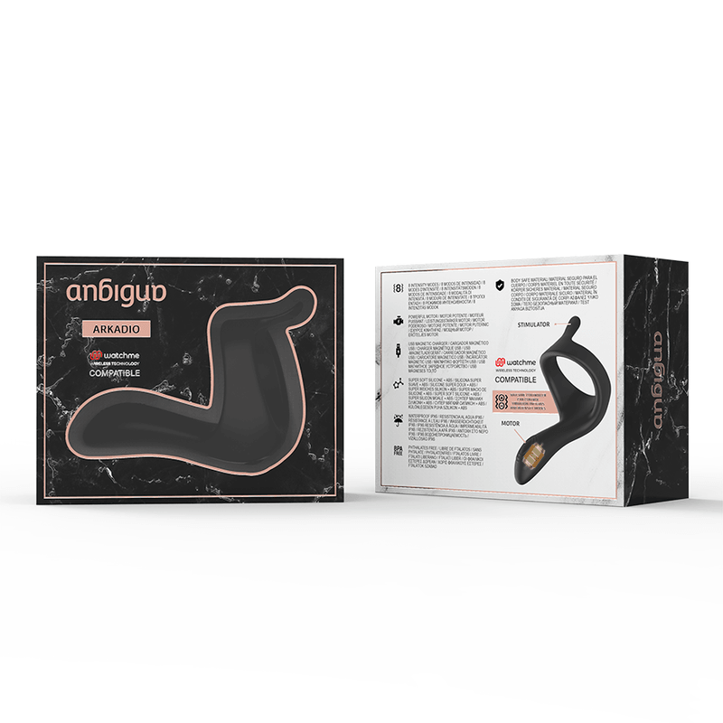 ANBIGUO - ARKADIO ESTIMULADOR GLANDE & PERINEO COMPATIBLE CON WATCHME WIRELESS TECHNOLOGY - Optelum