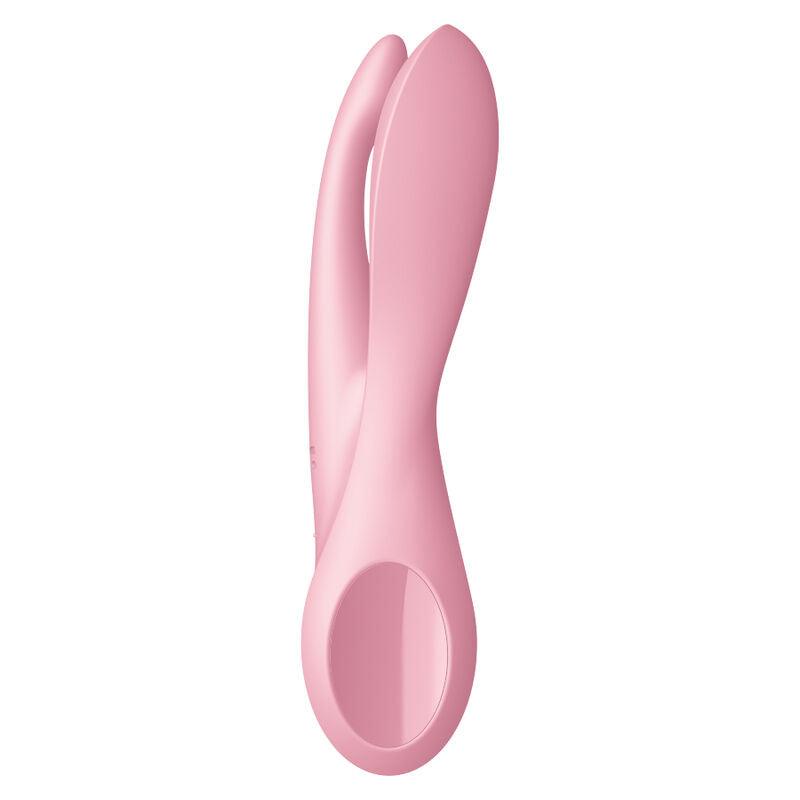 SATISFYER - THREESOME 1 VIBRADOR AZUL - Optelum