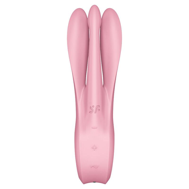 SATISFYER - THREESOME 1 VIBRADOR AZUL - Optelum