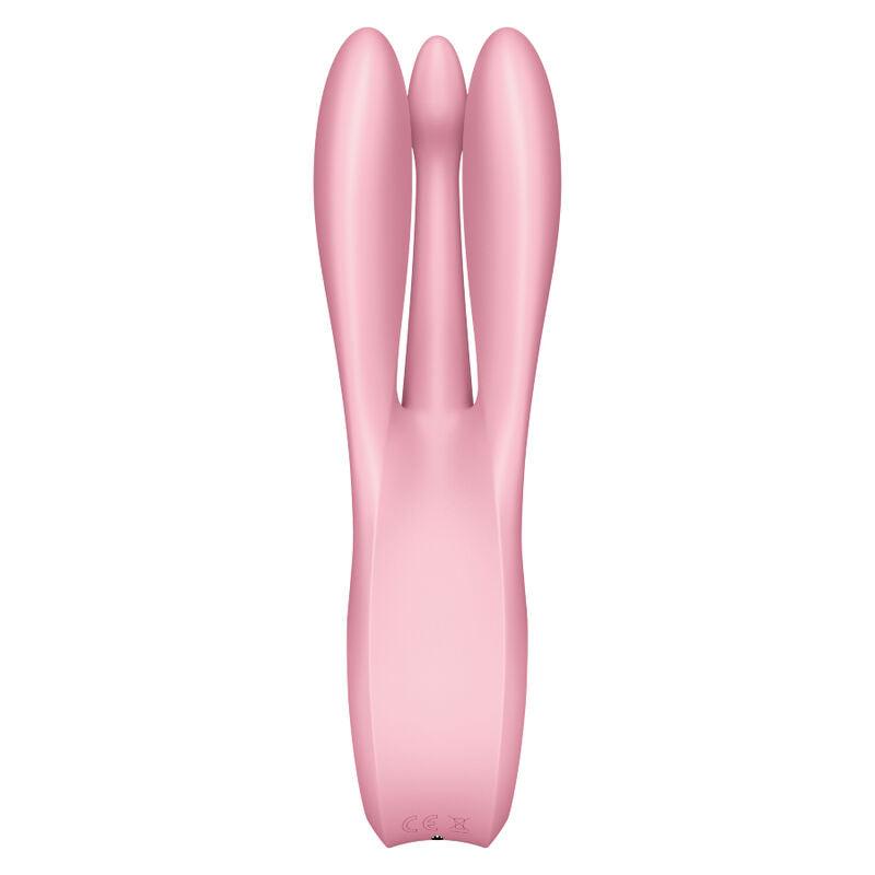 SATISFYER - THREESOME 1 VIBRADOR AZUL - Optelum