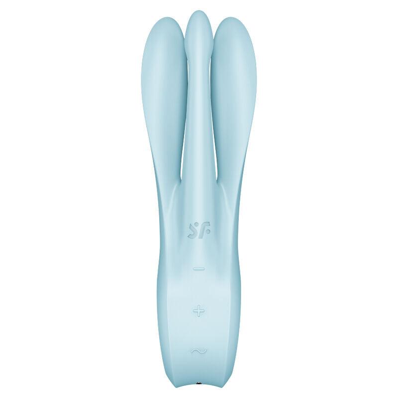SATISFYER - THREESOME 1 VIBRADOR AZUL - Optelum