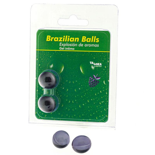 TALOKA - BRAZILIAN BALLS GEL ÍNTIMO FRUTAS DEL BOSQUE 2 BOLAS - Optelum