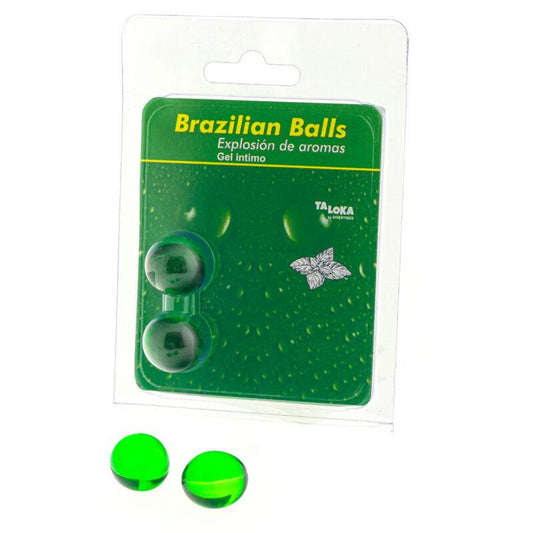 TALOKA - BRAZILIAN BALLS GEL ÍNTIMO MENTA 2 BOLAS - Optelum