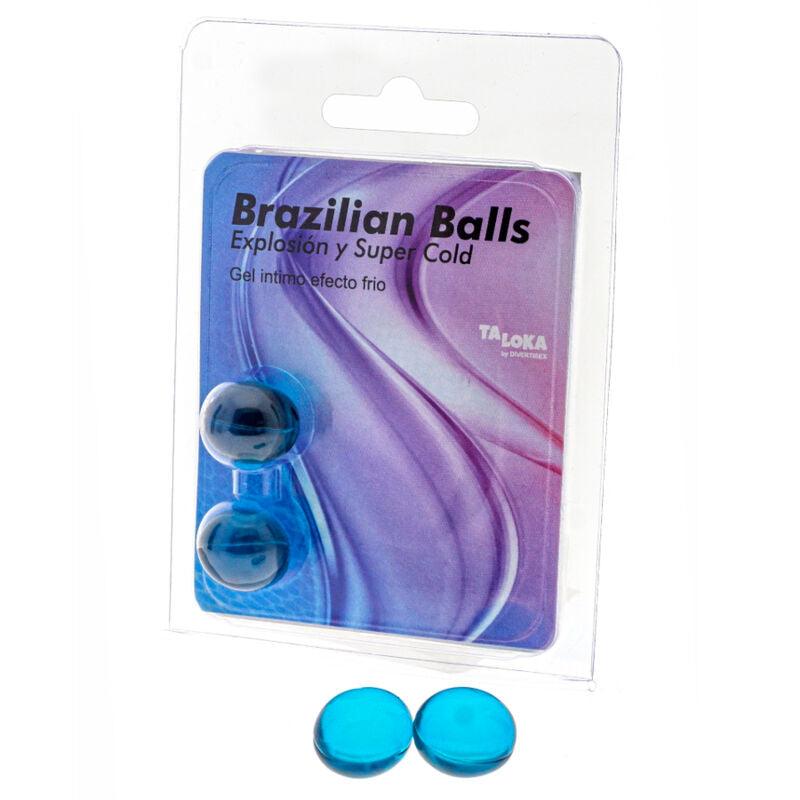TALOKA - BRAZILIAN BALLS GEL EXCITANTE EFECTO FRÍO 2 BOLAS - Optelum
