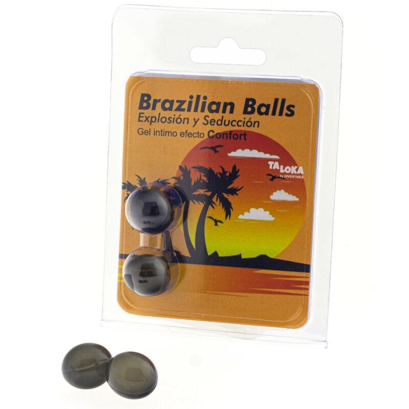 TALOKA - BRAZILIAN BALLS GEL EXCITANTE EFECTO CONFORT 2 BOLAS - Optelum