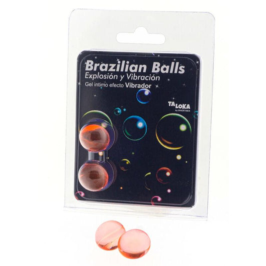 TALOKA - BRAZILIAN BALLS GEL EXCITANTE EFECTO VIBRACIÓN 2 BOLAS - Optelum