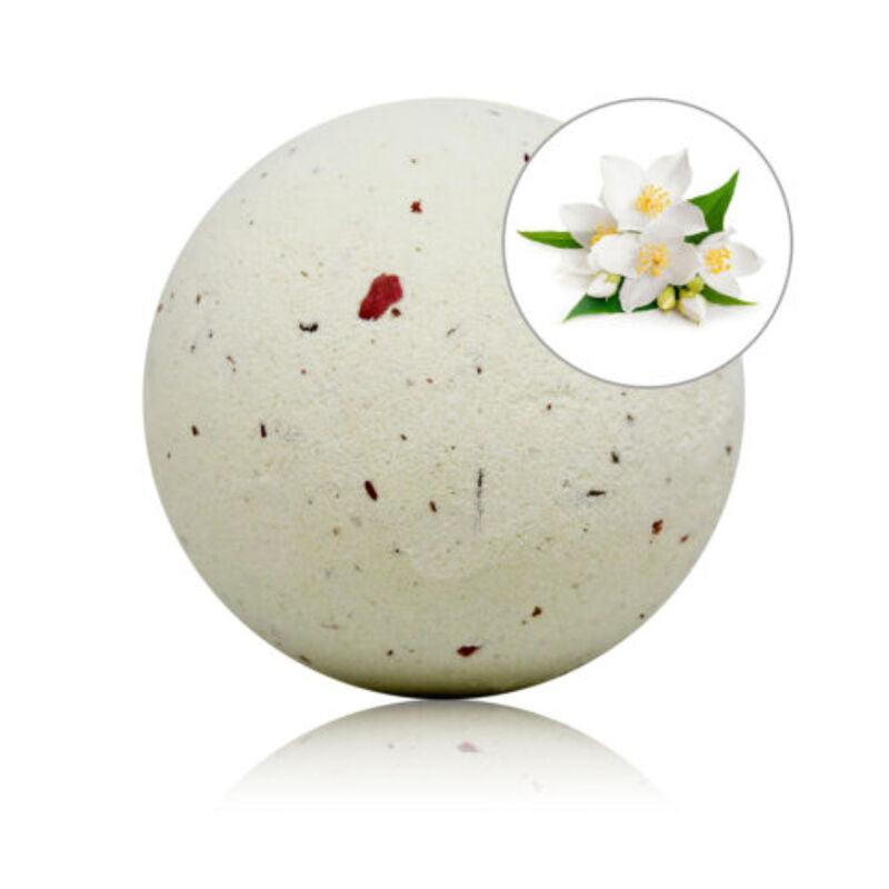 TALOKA - BOMBA DE BAÑO CON AROMA JAZMÍN Y PÉTALOS DE ROSA - Optelum