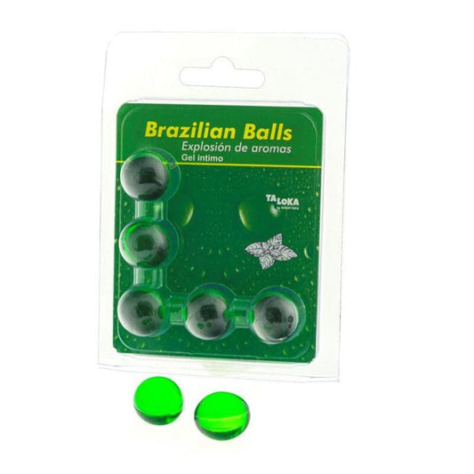 TALOKA - BRAZILIAN BALLS GEL ÍNTIMO MENTA 5 BOLAS - Optelum