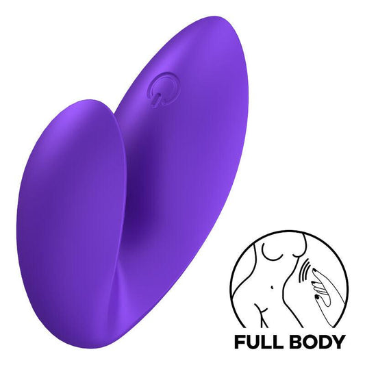 SATISFYER - LOVE RIOT VIBRADOR DEDAL MORADO - Optelum