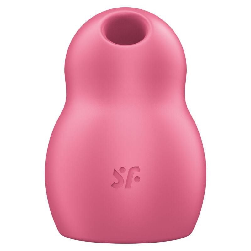 SATISFYER - PRO TO GO 1 ESTIMULADOR Y VIBRADOR DOBLE ROJO - Optelum