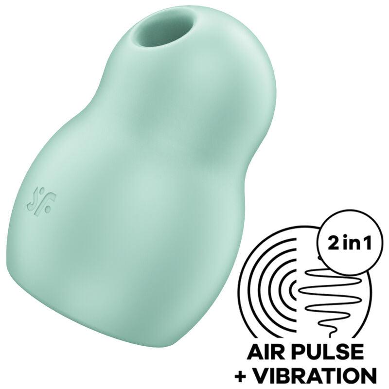 SATISFYER - PRO TO GO 1 ESTIMULADOR Y VIBRADOR DOBLE ROJO - Optelum