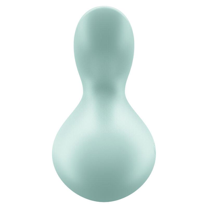SATISFYER - VIVA LA VULVA 3 VIBRADOR LAY-ON VERDE - Optelum