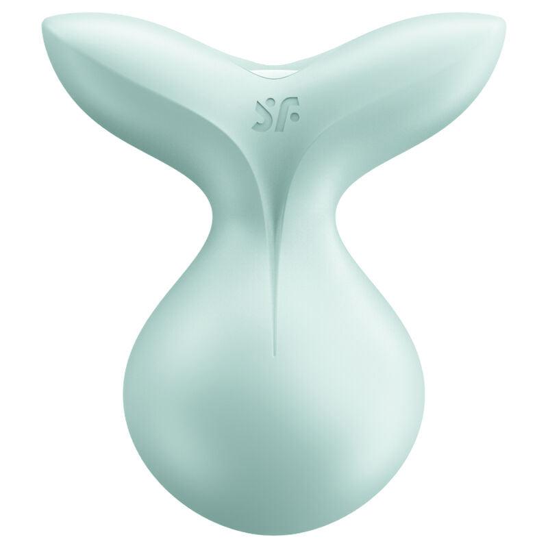 SATISFYER - VIVA LA VULVA 3 VIBRADOR LAY-ON VERDE - Optelum