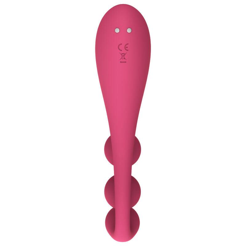 SATISFYER - TRI BALL 1 MULTI VIBRADOR ROJO - Optelum