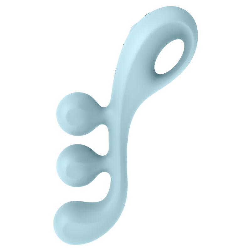 SATISFYER - TRI BALL 2 MULTI VIBRADOR AZUL - Optelum