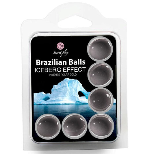 SECRET PLAY SET 6 BRAZILIAN BALLS EFECTO ICEBERG - Optelum