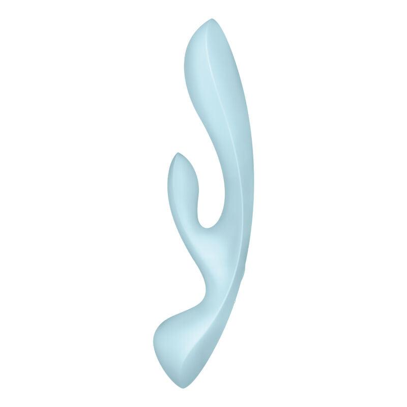 SATISFYER - TRIPLE OH VIBRADOR HÍBRIDO ROSA - Optelum