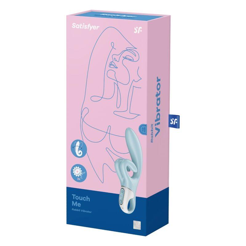 SATISFYER - TOUCH ME VIBRADOR RABBIT ROJO - Optelum