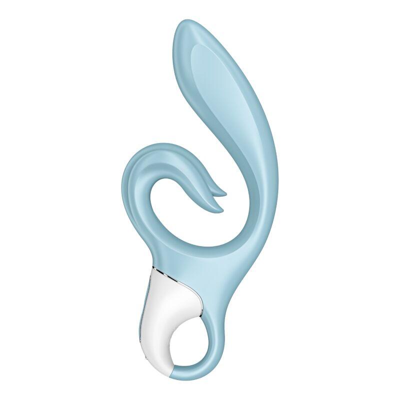 SATISFYER - LOVE ME VIBRADOR RABBIT AZUL - Optelum