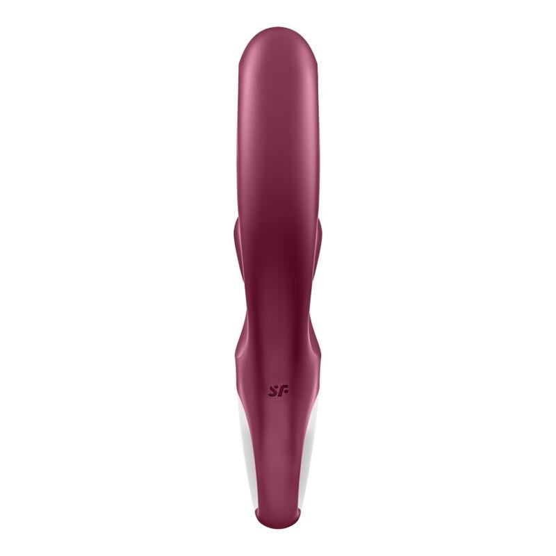 SATISFYER - LOVE ME VIBRADOR RABBIT AZUL - Optelum